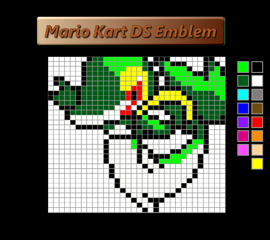 September 26th, 2012, - Mario Kart Ds Emblem Templates (900x800), Png Download