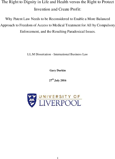 Pdf - University Of Liverpool (595x842), Png Download