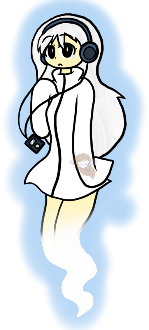 Female Napstablook (707x1131), Png Download