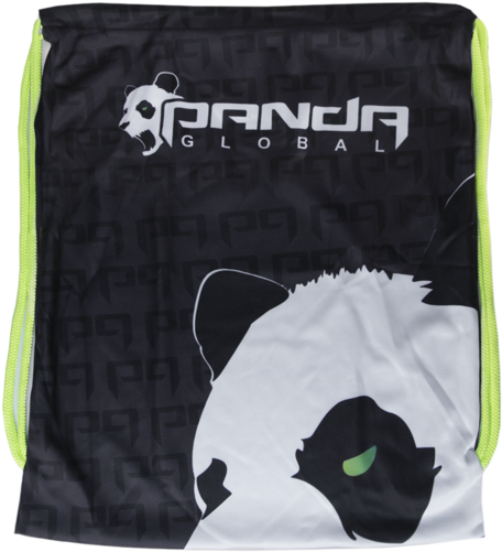 Panda Global Drawstring Bag - Panda (600x600), Png Download