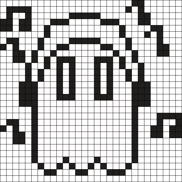 Napstablook - Undertale Pixel Art Napstablook (610x610), Png Download