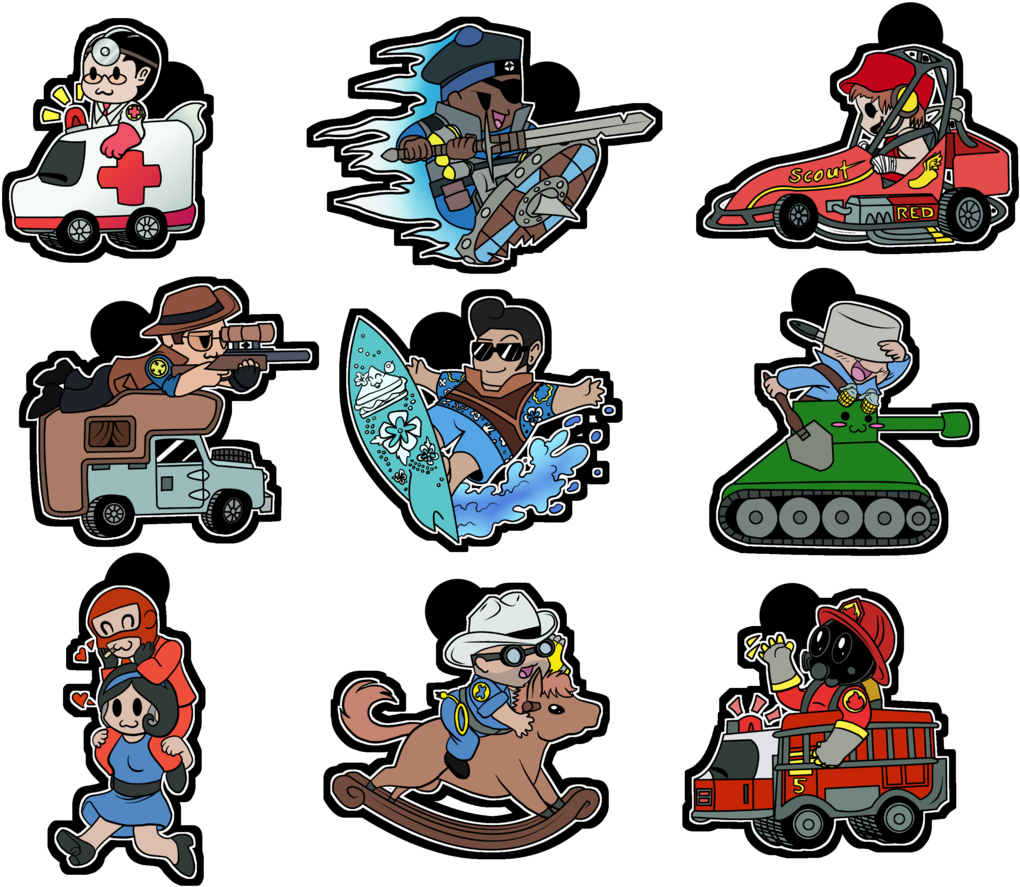 Tf2 Rides (1024x900), Png Download