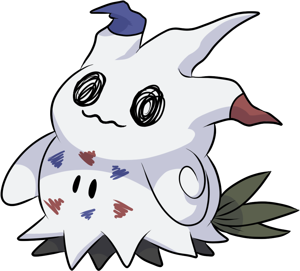 Togekiss Mimikyu (1119x1018), Png Download