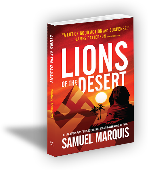 Lions Of The Desert Samuel Marquis Book 4 Of Wwii Series - Joe Sakic Jersey (518x597), Png Download
