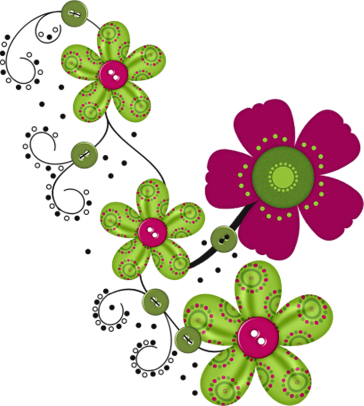 717 X 800 7 - Flower Paper Design For Scrapbook (717x800), Png Download