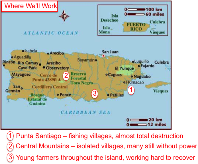 Become A Birthday Girl For Good And Help Us Help Puerto - Map Of Puerto Rico (695x573), Png Download