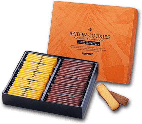 Royce' Baton Cookies Twins Set - Royce Chocolate Baton Cookies (600x600), Png Download