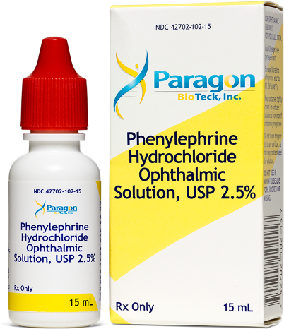 Phenylephrine Hydrochloride Ophthalmic Solution Usp - 2.5% Phenylephrine (610x610), Png Download