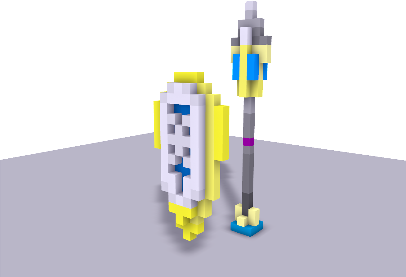 Http - //i62 - Tinypic - Com/s1op3m - Voxel Spear (1308x972), Png Download
