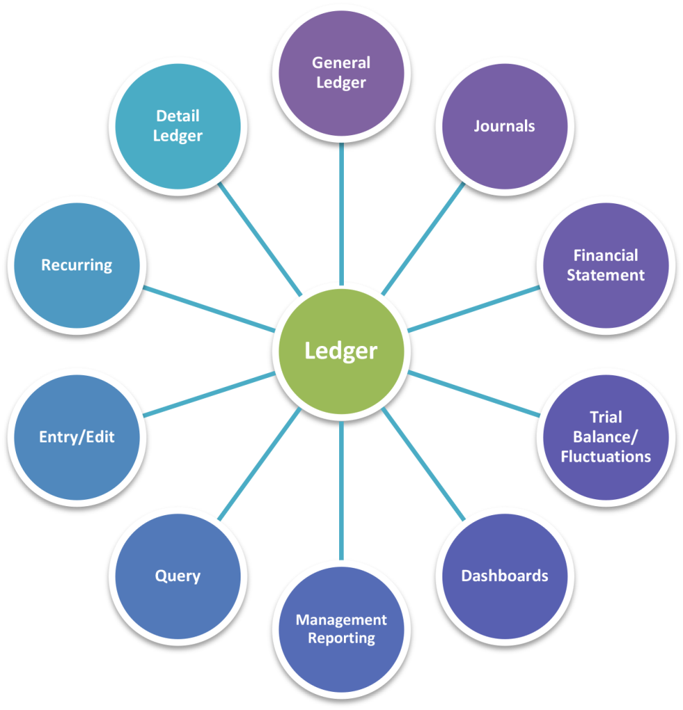 Plus & Minus Accounting/erp Software Ledger Diagram - Business Analysis ...