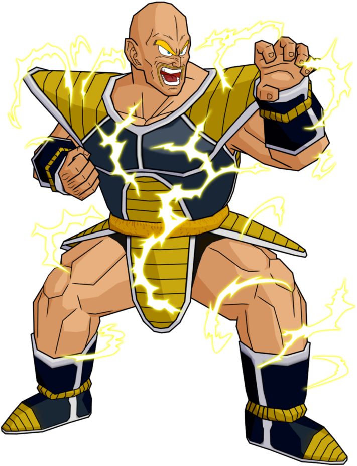 Nappa As A Super Saiyan - Dragon Ball Z Nappa Ssj (836x956), Png Download