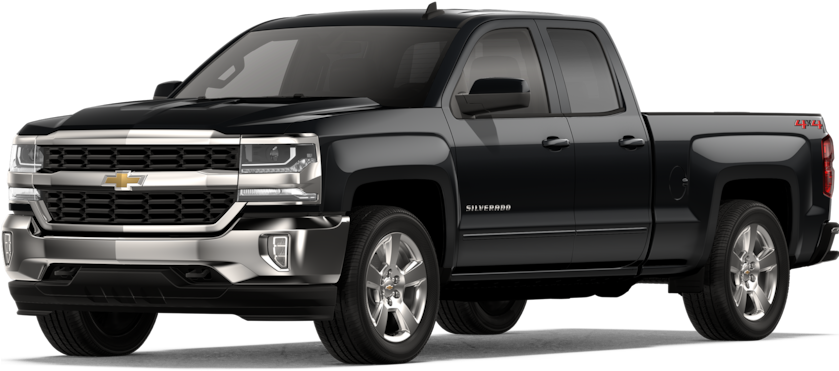 2018 Silverado 1500 Double Cab Lt All Star Pickup Truck - Chevy Trucks 2018 Models (838x419), Png Download