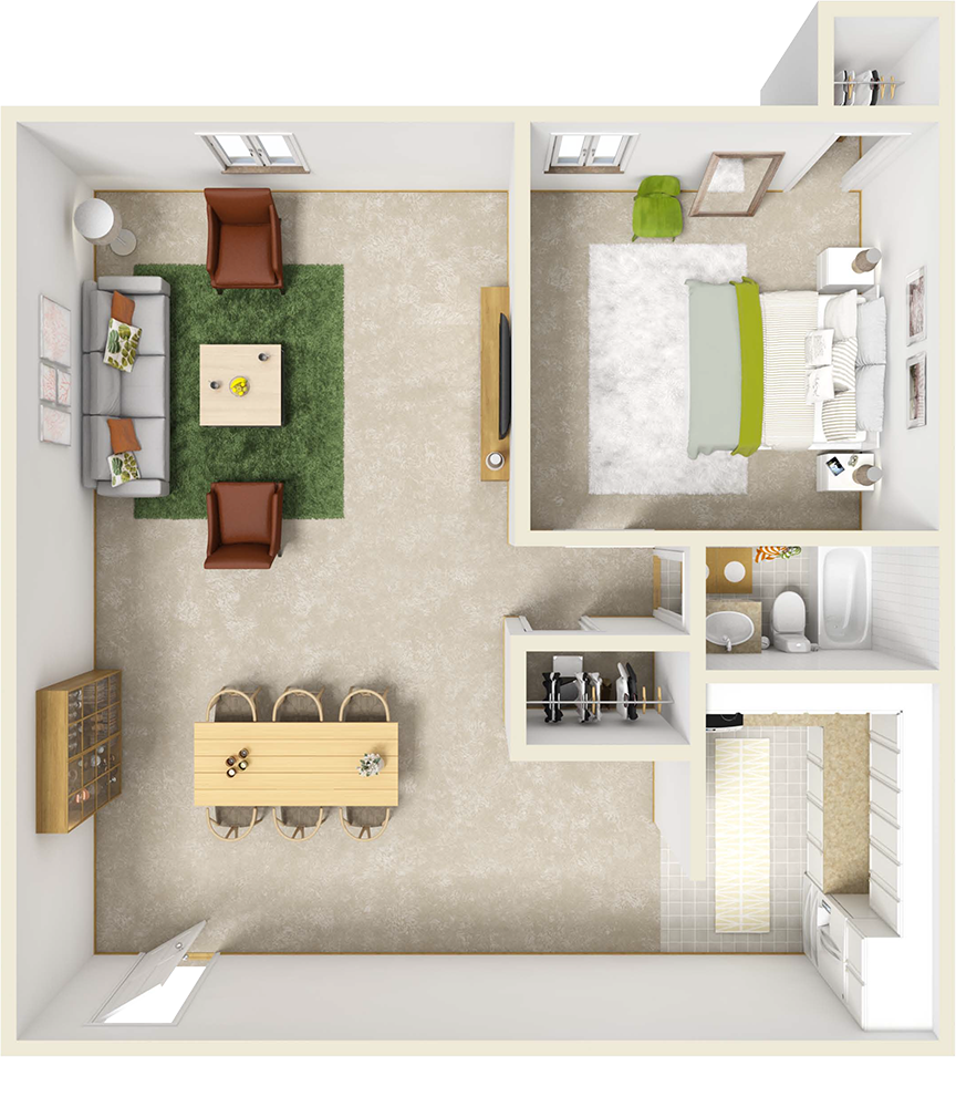 Dogwood - Floor Plan (864x1000), Png Download