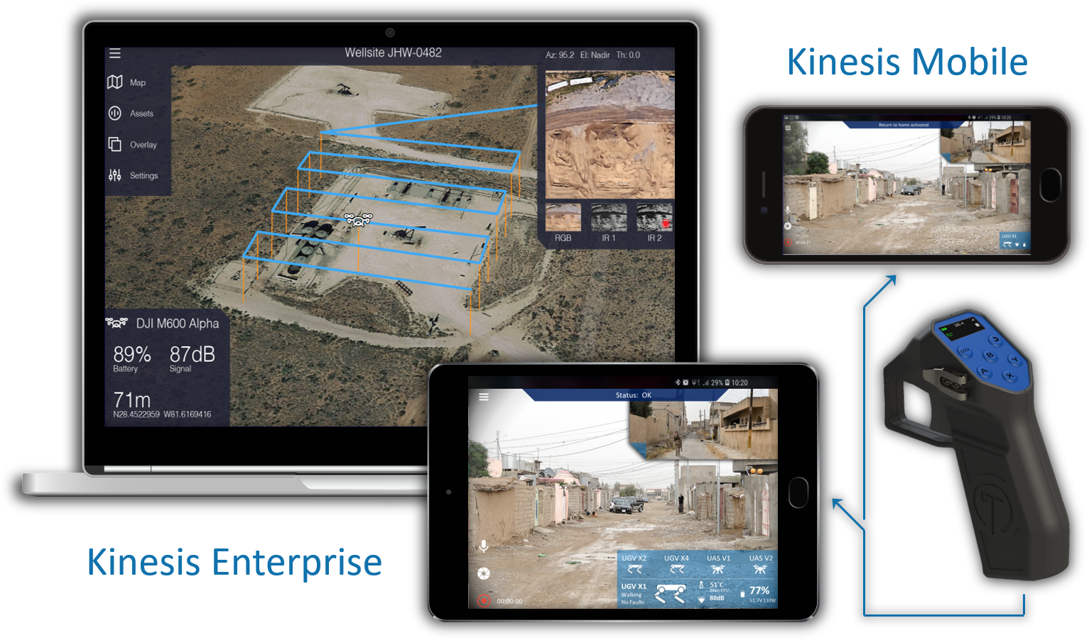 Enterprise Class Uxv Control Solutions - Tablet Computer (1541x907), Png Download