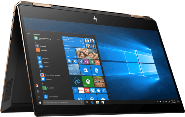 Right Rear Facing - Hp Spectre X360 15 Ch011nr (700x525), Png Download