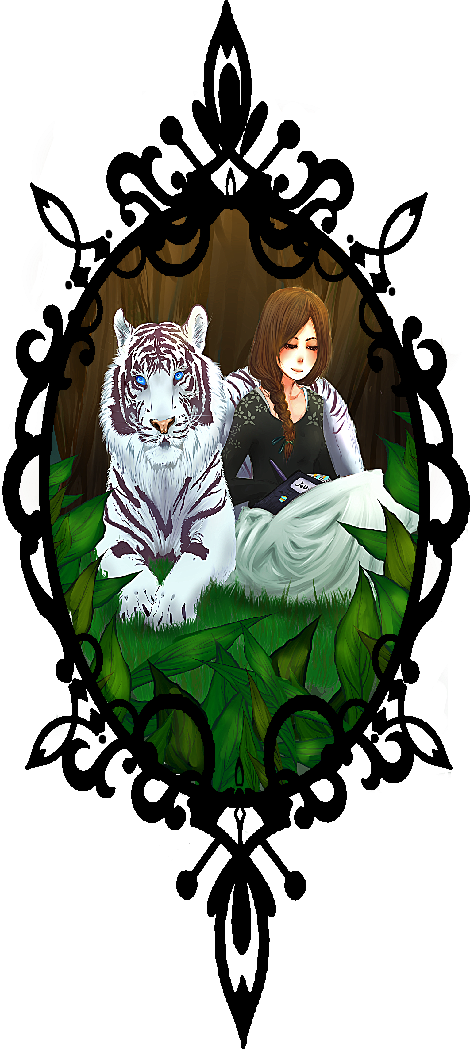 Tiger S Curse By Wickedhearts4lyph (1600x3500), Png Download