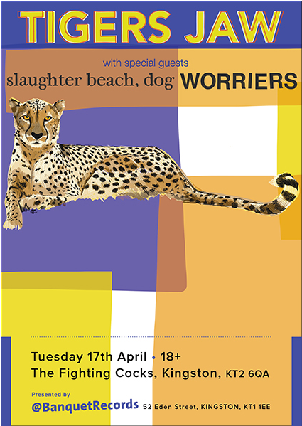 Tigers Jaw / Worriers / Slaughter Beach, Dog - Cheetah (598x598), Png Download
