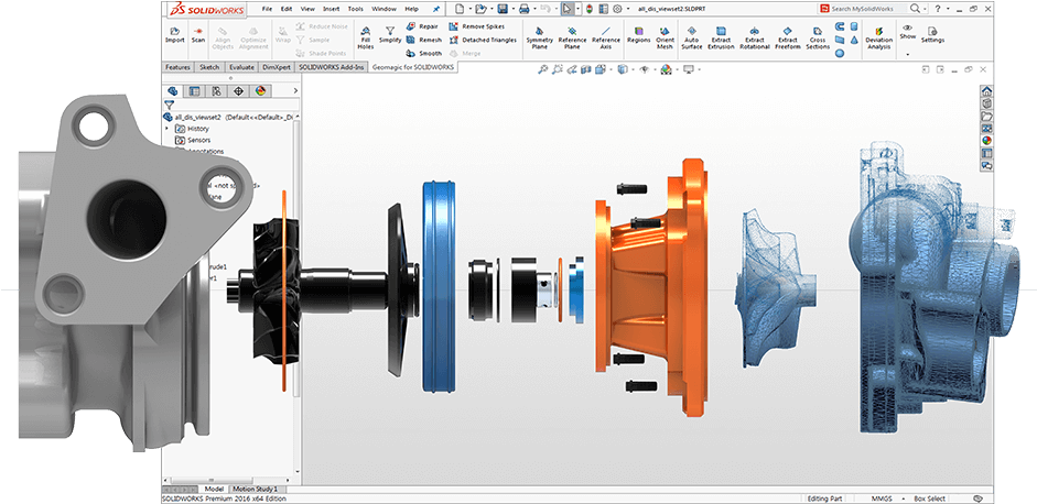 Geomagic® For Solidworks® Key Features - Geomagic For Solidworks (940x494), Png Download