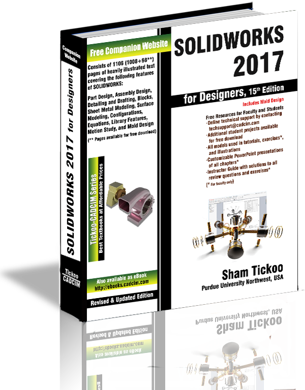 Solidworks 2017 Textbook (600x768), Png Download