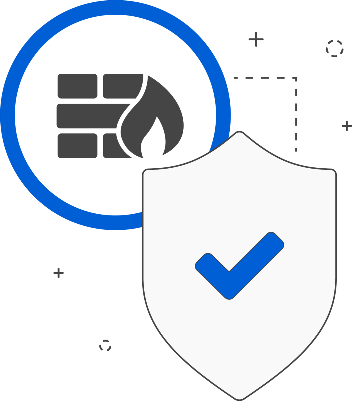 Managed Firewall - Diagram (1200x1370), Png Download