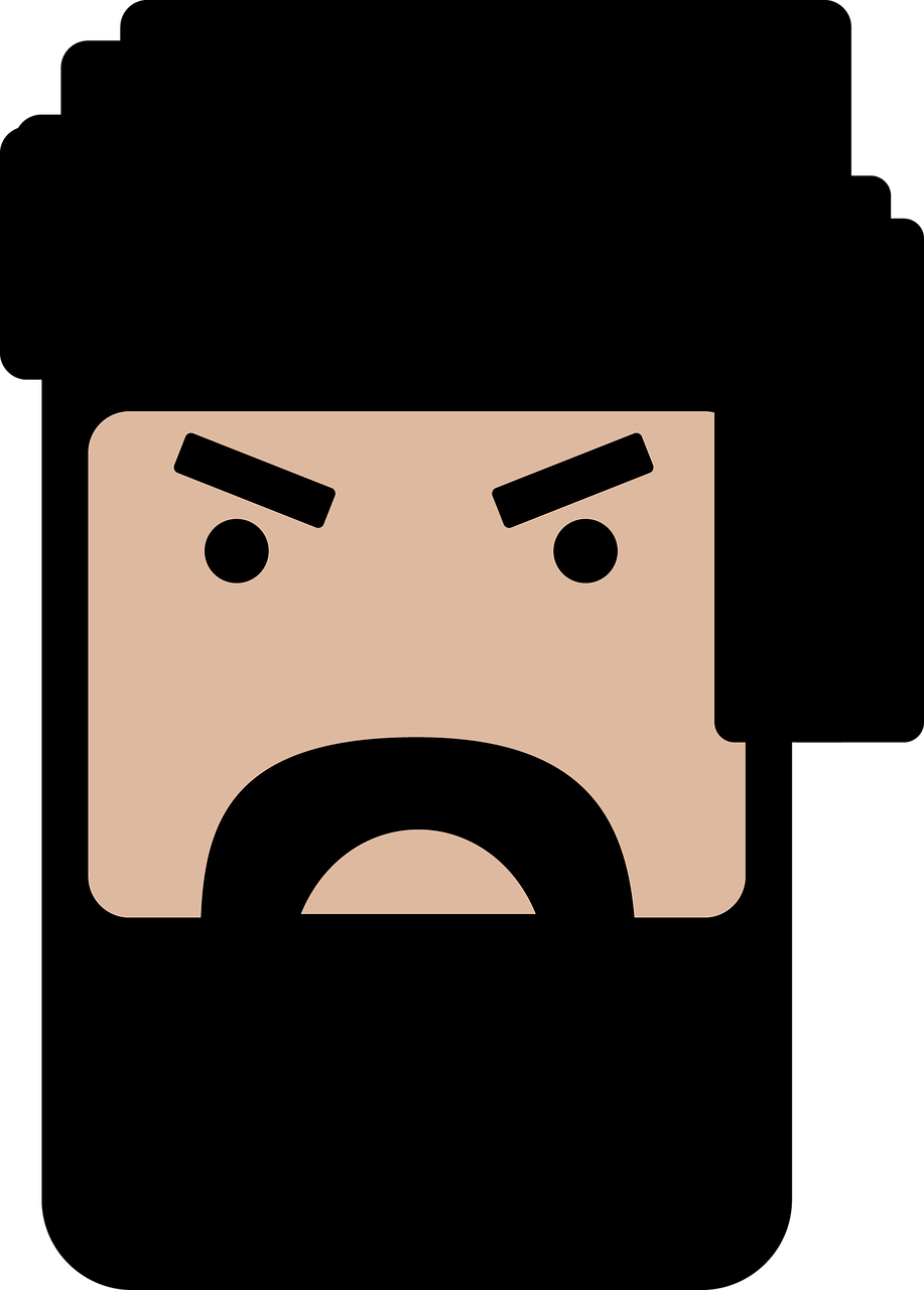 Man Beard Angry (917x1280), Png Download