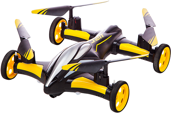 Air&round Dual-mode Flying Car - Open-wheel Car (800x541), Png Download
