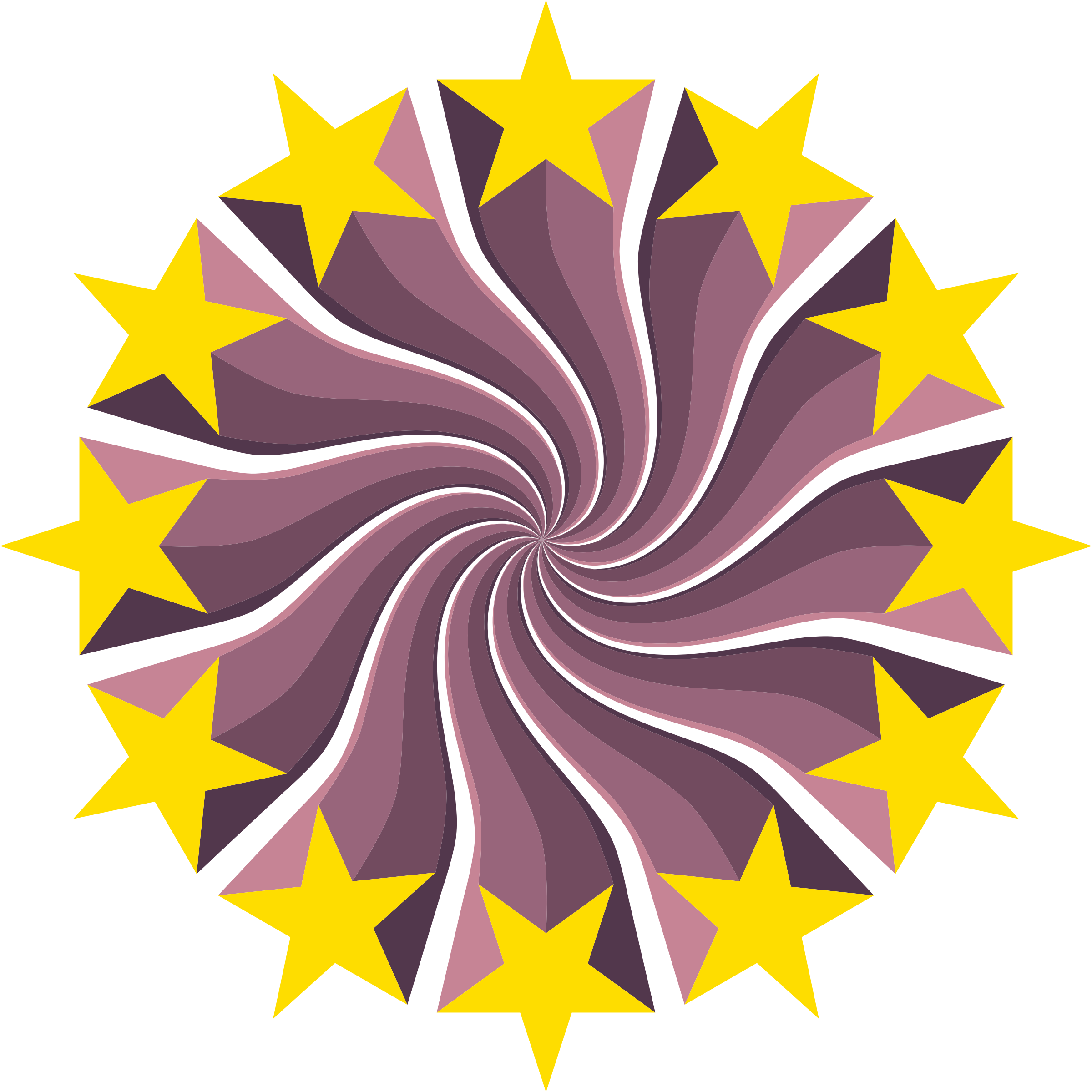 This Free Icons Png Design Of Starburst Vortex (2400x2400), Png Download