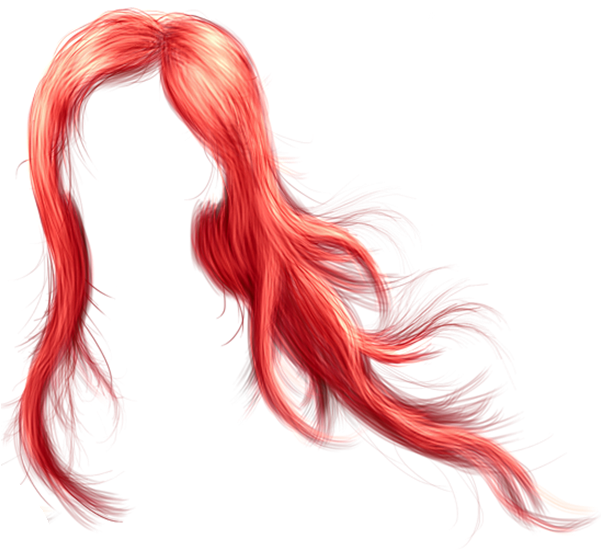 Imágenes Para Photoscape, Photoshop Y Gimp De Pelucas - Red Hair (600x800), Png Download