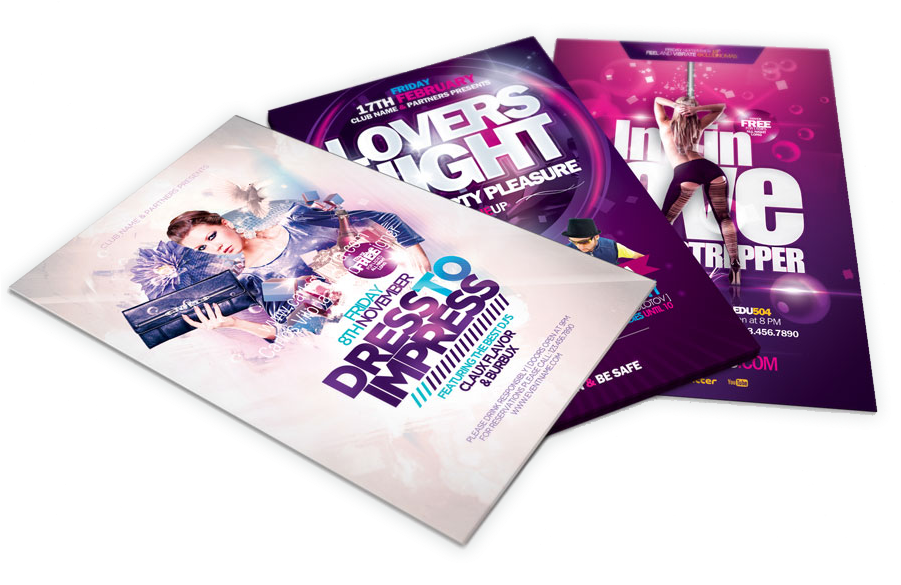 Cheap Flyer Printing Ireland - Flyers Mockup (900x600), Png Download
