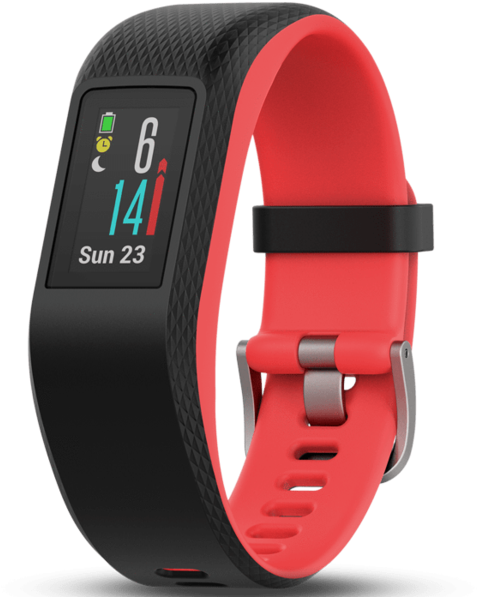 Garmin Activity Monitors Fuchsia / Small/medium Garmin - Vivosport Fuchsia (600x600), Png Download