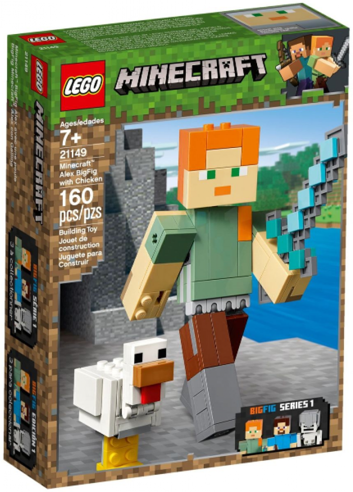 21149 1 - Minecraft Alex Lego (980x980), Png Download