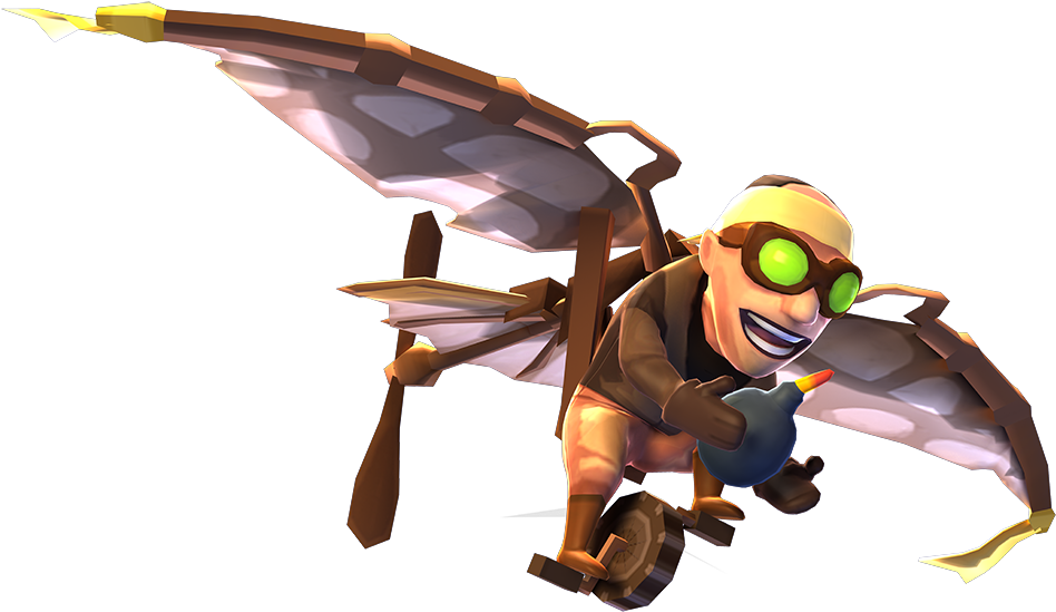 Light Flyer - Cartoon (1012x622), Png Download