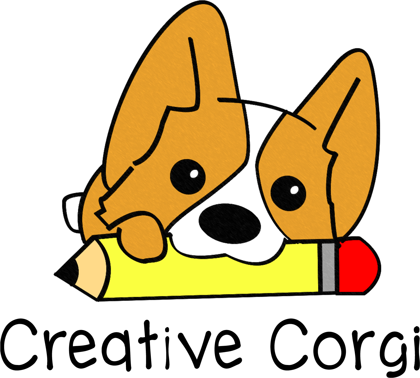 Wordpress Logo Clipart Dog - Cartoon (1998x1500), Png Download
