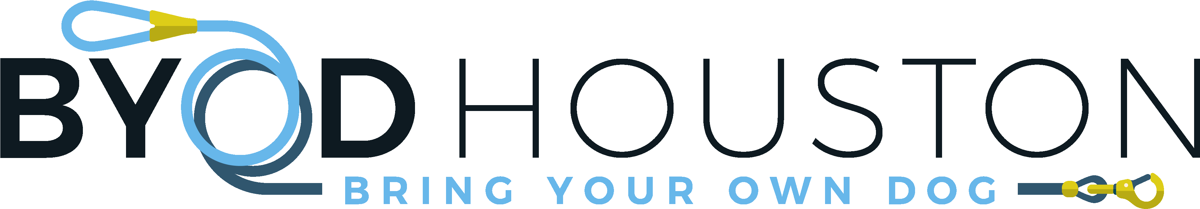 Bring Your Own Dog , Houston Is A Local Business That - Graphic Design (4091x907), Png Download
