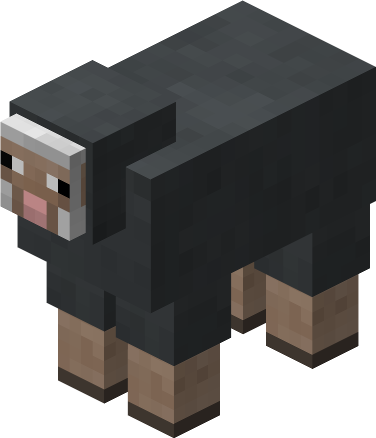 Even The Sheep Follows The Rules, Although Its Wool - Minecraft Light Blue Sheep (750x1003), Png Download