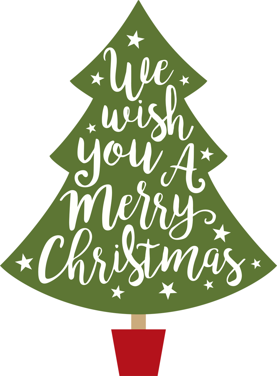 Categories - Christmas Tree Merry Christmas (945x1280), Png Download
