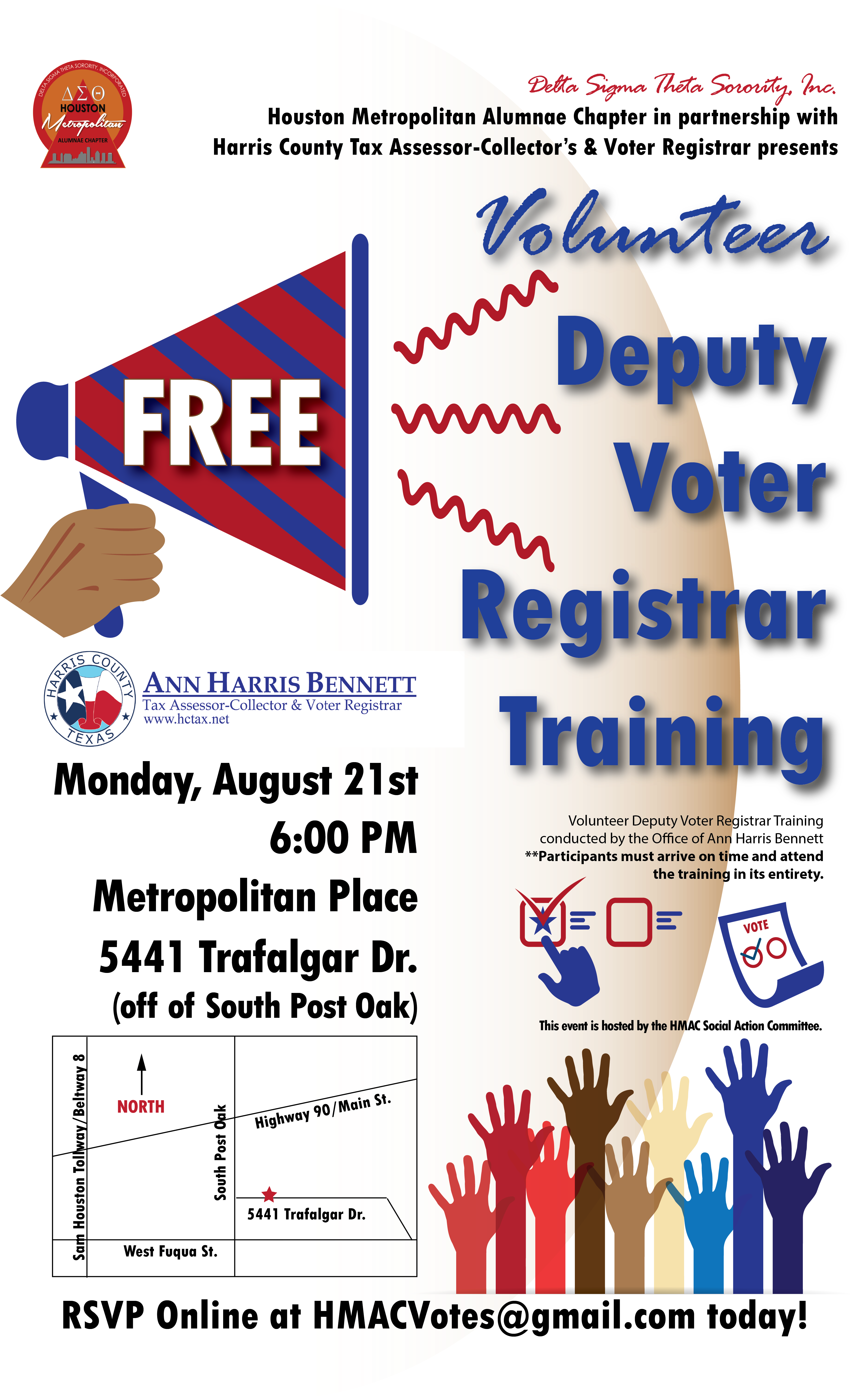 Political Awareness And Involvement Events - Harris County (4266x5519), Png Download