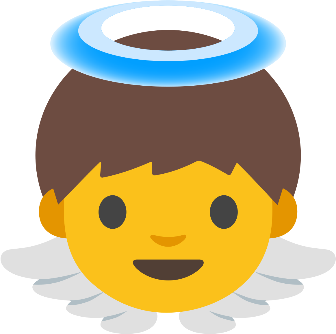 Emoji Baby Angel (1200x1200), Png Download