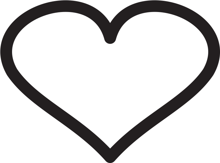 Lline Heart Icon Png - Favorite Icon Png Transparent (1000x824), Png Download