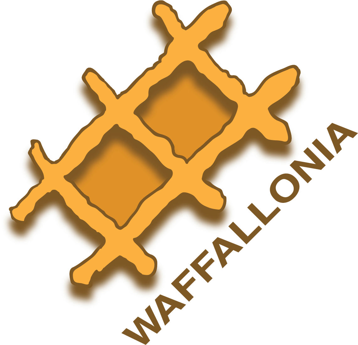 Waffallonia On Twitter - Waffallonia Logo (1281x1251), Png Download