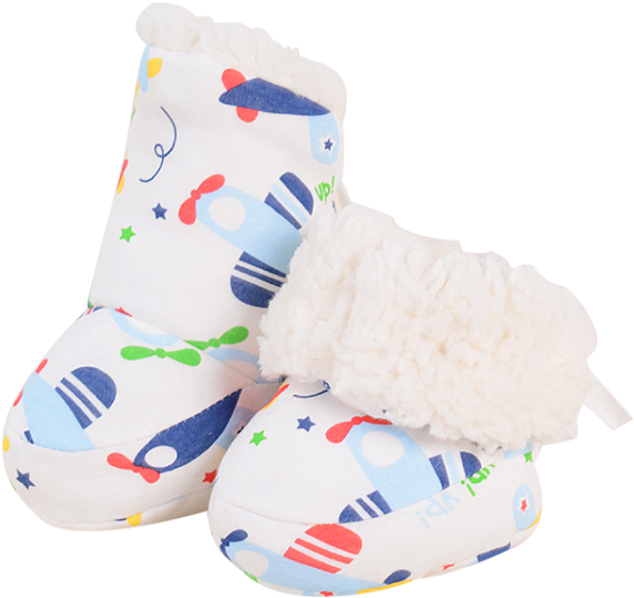 可米宝贝 Baby Foot Cover Cotton Shoes Baby Toddler Shoes - Boot (750x750), Png Download