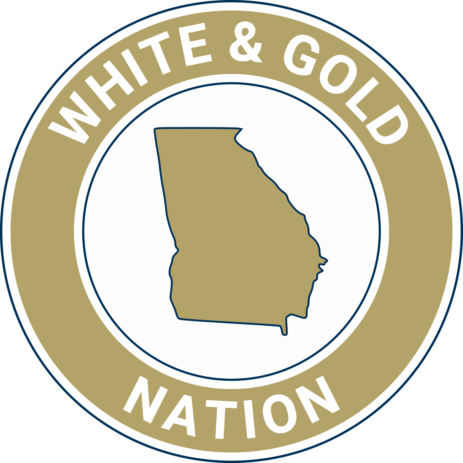 White And Gold Nation Podcast - Stai Syamsul Ulum Sukabumi (1475x1475), Png Download