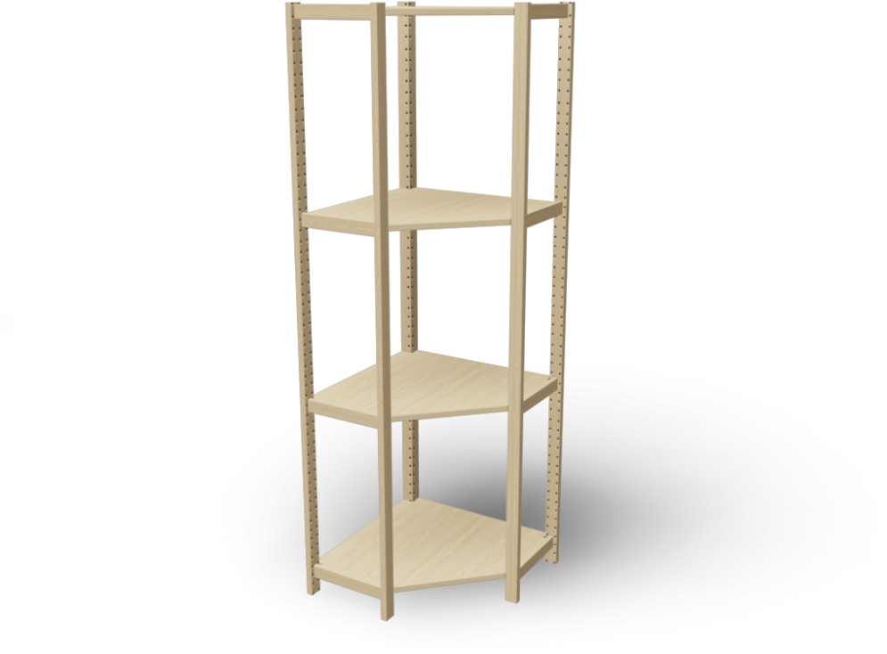 Bookshelf Shelf Ikea - Ikea Ivar Corner Shelf (1000x1000), Png Download