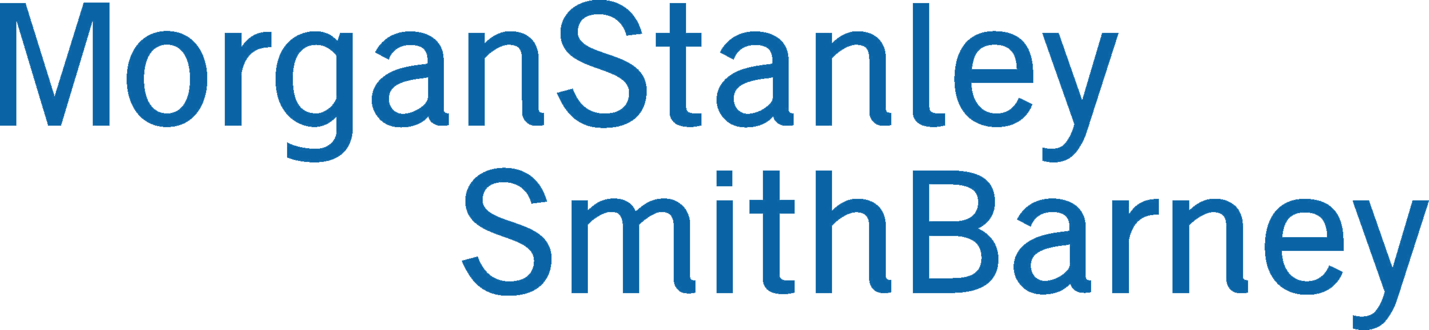 Thank You To Our National Sponsor, Morgan Stanley Smith - Morgan Stanley Smith Barney (2868x664), Png Download