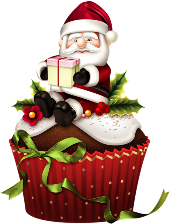 Noel - Page - Christmas Cakes Clipart (600x788), Png Download