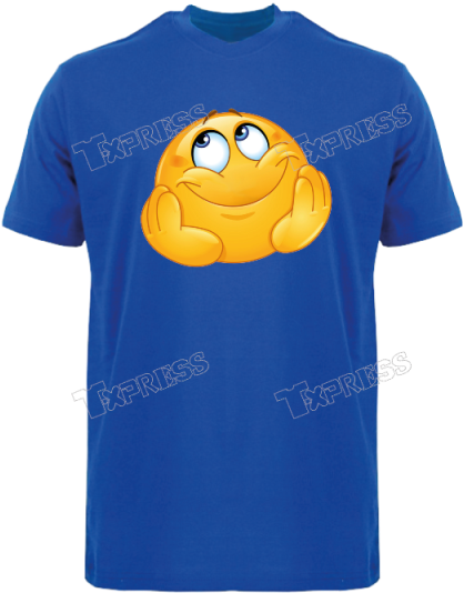 Shirt Emoji 3d Thinking Of You White - Smiley (480x640), Png Download