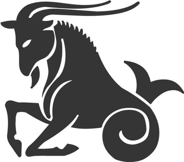 Capricorn Amp Logo Vector Images Over - Capricorn Sign (600x600), Png Download