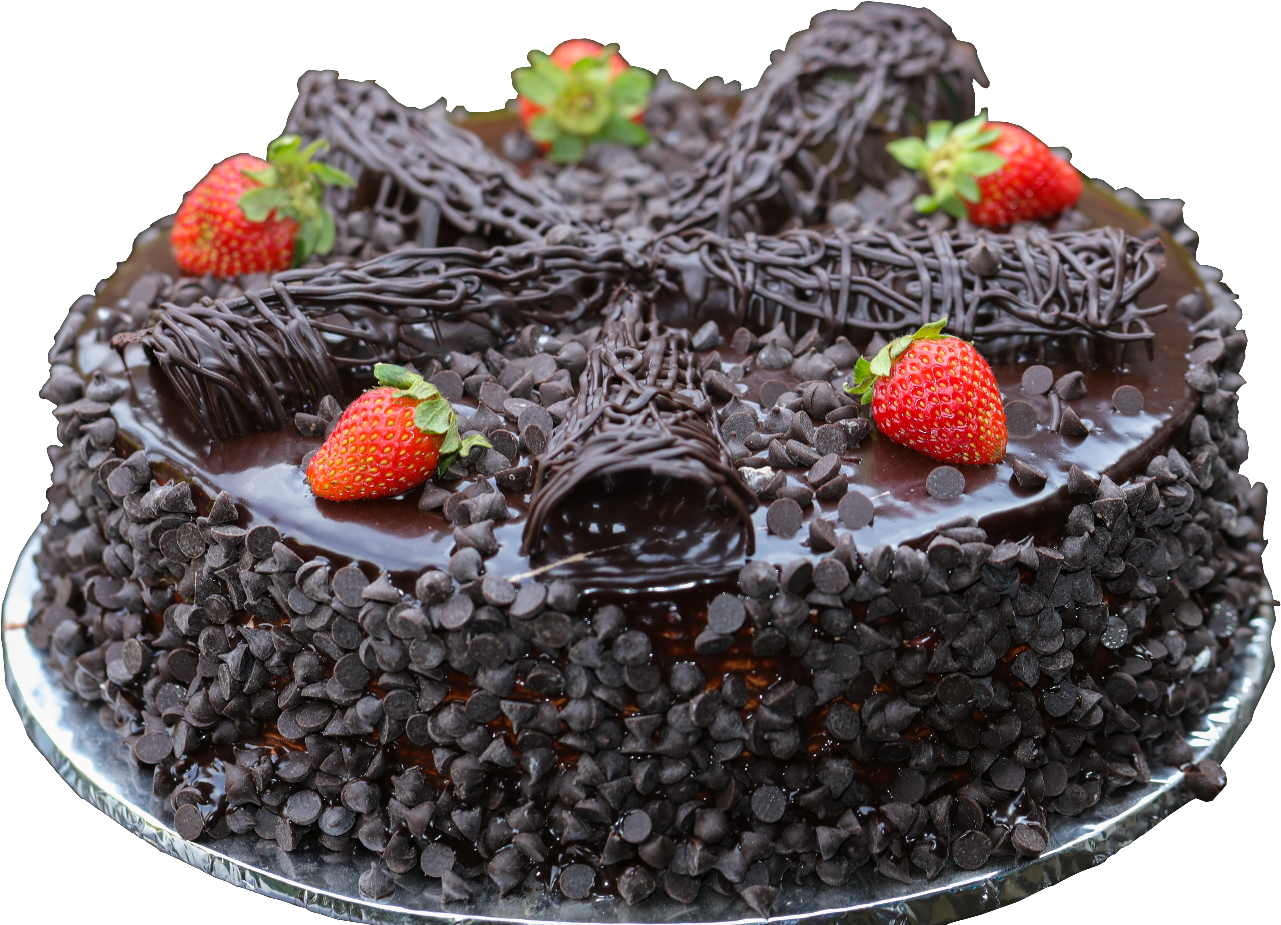 0 Out Of - Chocolate Cake (2596x2596), Png Download