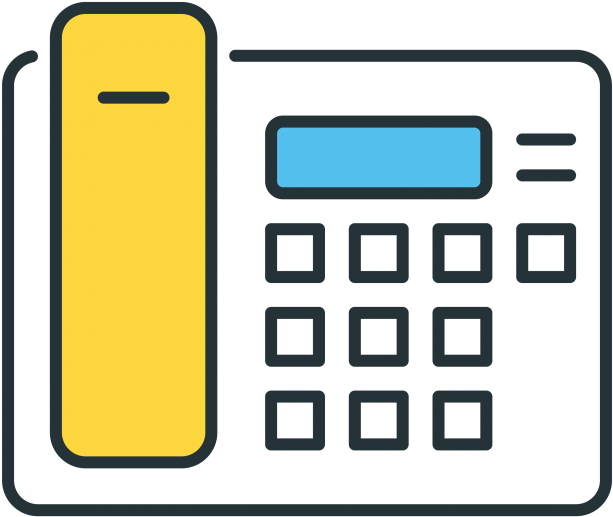 Telephone - Icon (866x650), Png Download