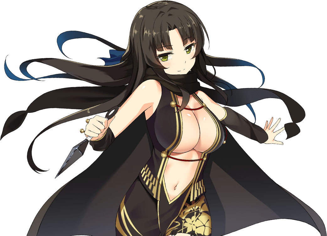 Enju - Moe Ninja Girls App (1042x753), Png Download